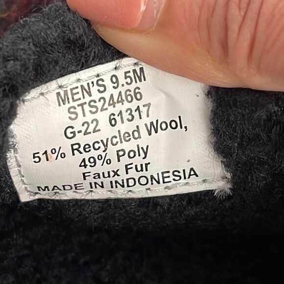 Sperry Boat Shoes‎ A/O Seacycled Shearling Wool Mens Size 9.5 New - Picture 9 of 10